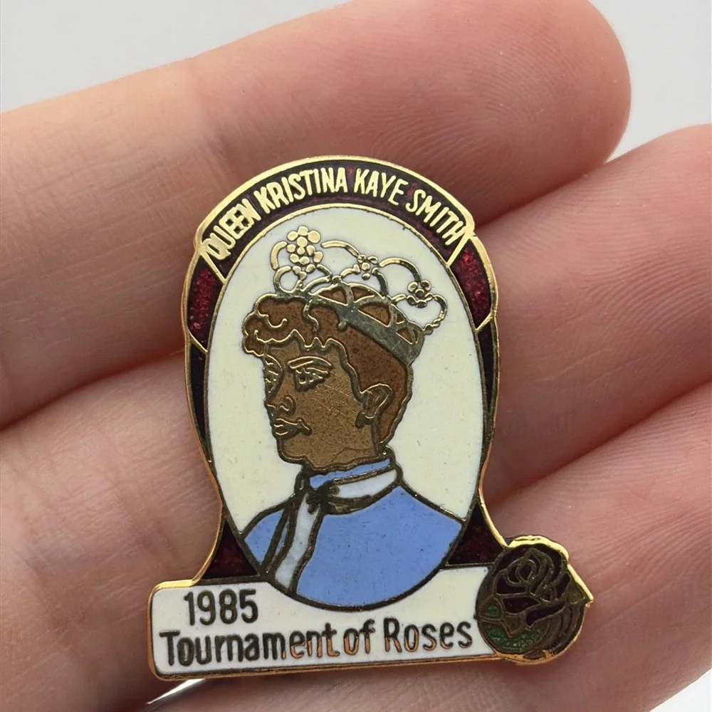 1985‎ Tournament Of Roses Queen Kristina Kaye Smith Lapel Hat Pin